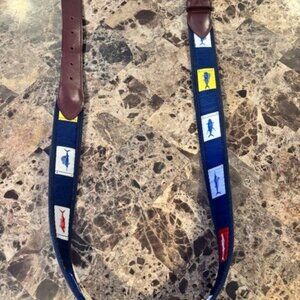 The Belted Cow Co. 34/35" belt with saltwater sportfish